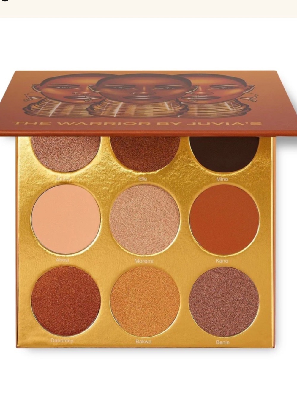 Juvia's Place Warrior Eyeshadow Palette — Brown, Gold, Copper & Tan Shades